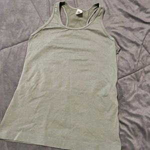 Small Senita Essential Seamless Tank. Sage.